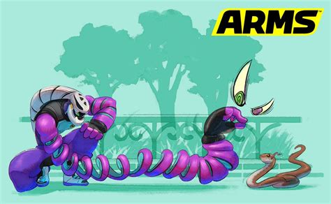 Nuevo arte oficial de ARMS protagonizado por Kid Cobra - Nintenderos - Nintendo Switch, Switch ...