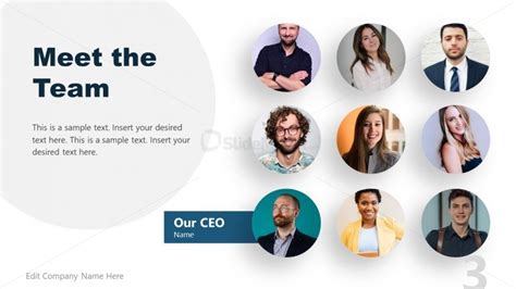 Creative Meet The Team PowerPoint Template - SlideModel