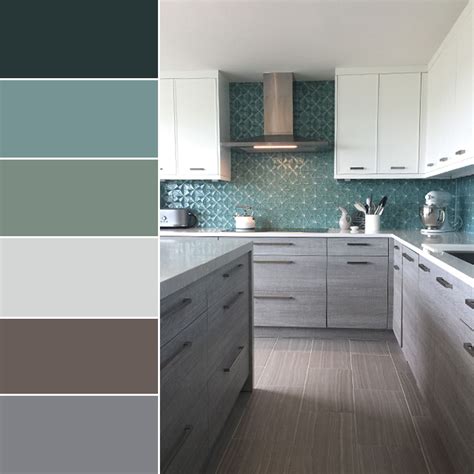 Kaleidoscope Kitchen Backsplash | Grey kitchen colors, Kitchen wall ...