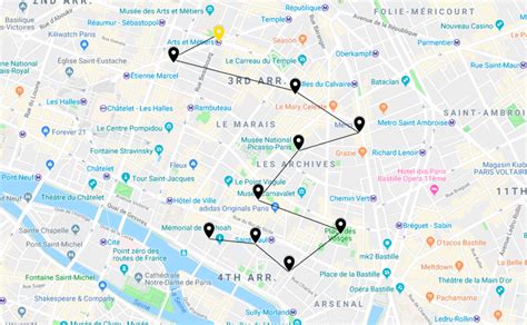 The Best Walking Route Through le Marais (with a map) - Discover Walks Blog | Walking routes ...