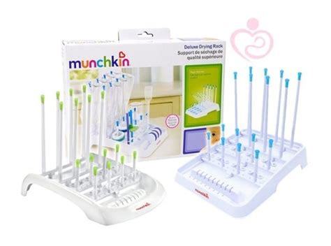 Munchkin Baby Fomula Easy Fold Flat Storage Deluxe Bottle Drying 8 Row Rack