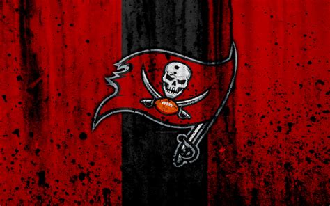 Download wallpapers 4k, Tampa Bay Buccaneers, grunge, NFL, american ...