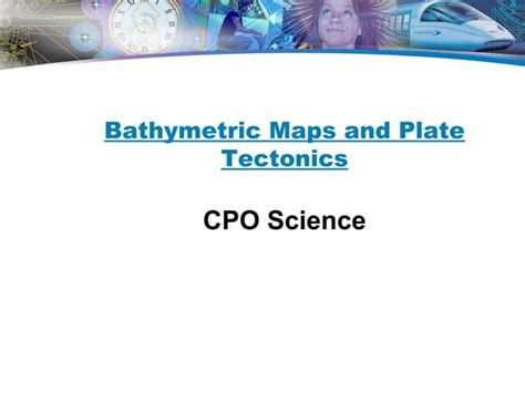 Bathymetric map