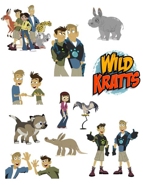 Wild Kratts Printouts INSTANT DOWNLOAD Clipart Imags Cutouts | Etsy | Wild kratts birthday, Wild ...