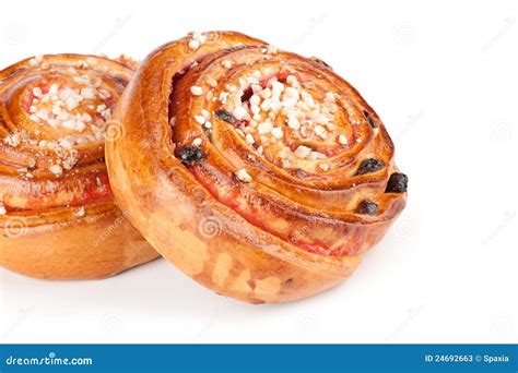 Sweet buns stock image. Image of food, refreshment, cake - 24692663