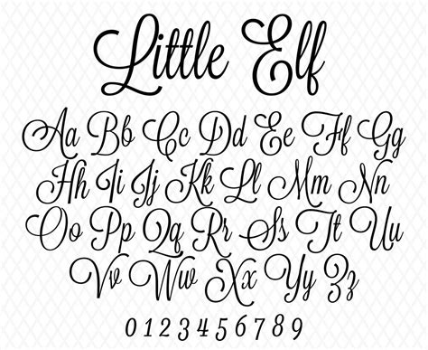 Christmas Font Christmas Cursive Font Christmas Monogram Font - Etsy