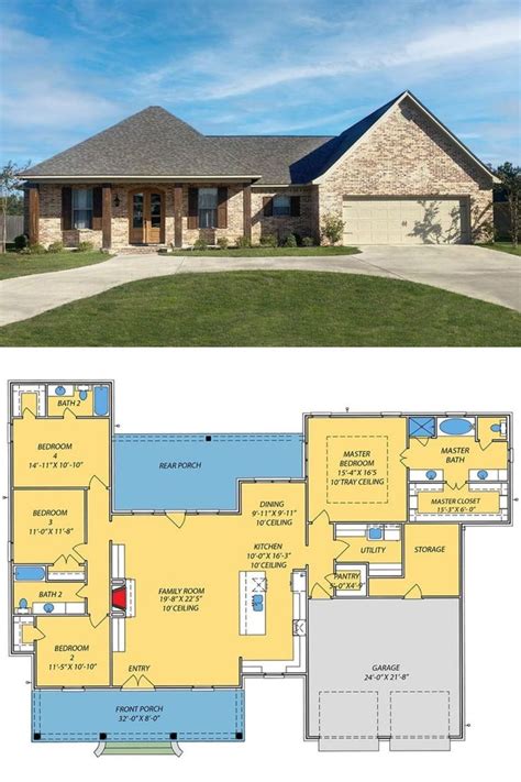 One Floor Home Plans With Photos - floorplans.click