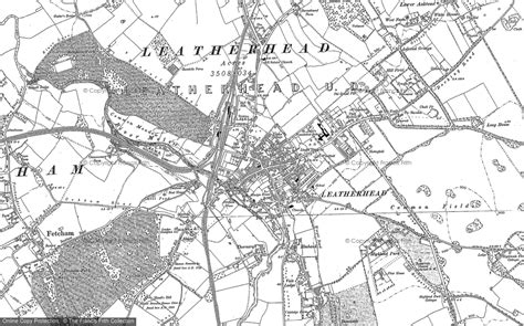 Old Maps of Leatherhead, Surrey - Francis Frith