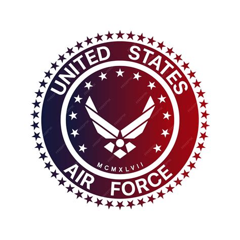 Premium Vector | Vector seal of the United States Air Force USAF