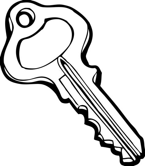 Key Clipart Black And White