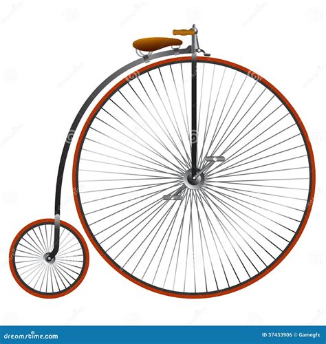 Vintage bicycle stock vector. Illustration of symbol - 37433906