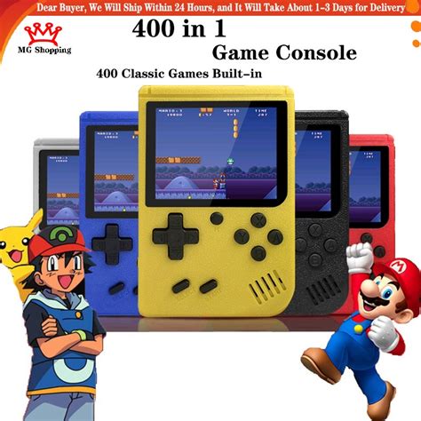 Kids Toys FC Emulator 400in1 Game Console Super Mario Retro FC GameBoy ...