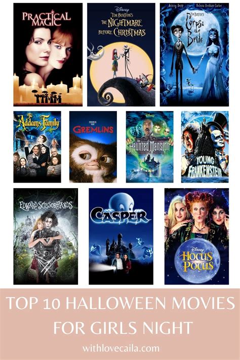 Top 10 Halloween Movies for Your Girls Night In - with love caila