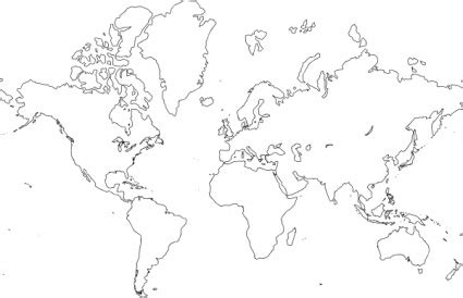 World Map clip art Vector, Free Objects Vectors - SVGFreak.com