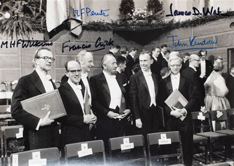 1962 Nobel Prize-Winning Scientists Signed Photograph. [James D. Watson ...