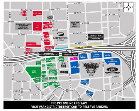 Little Caesars Arena Directions & Parking | 313 Presents