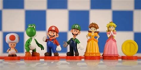 Super Mario Collector's Chess Set Review + Fun Facts About Mario