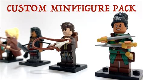 Adventurers of Erto - Custom Fantasy LEGO Minifigures Character Pack - YouTube