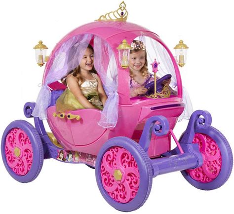 Disney Princess Car Girls Carriage Ride On Toy Play Pretend Fun Fairy ...