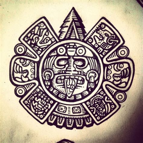 Samuel Humphreys Illustration - #Tonatiuh is the #Aztec #sun #god . The ...