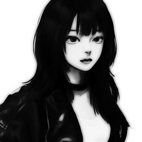 Gothic Anime Girl, Dark Anime Girl, Manga Girl, Anime Art Girl, Manga Anime, Evil Anime, Digital ...