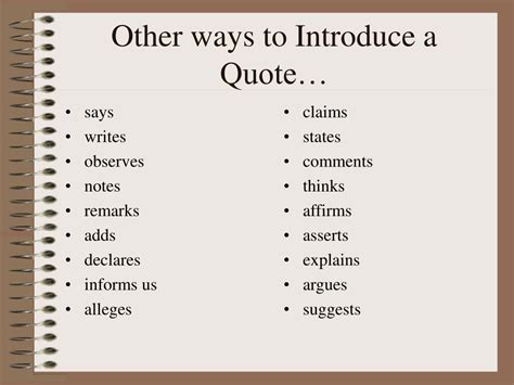 How To Introduce Quotes : How To S Wiki 88 How To Introduce A Quote / Try using an introductory ...