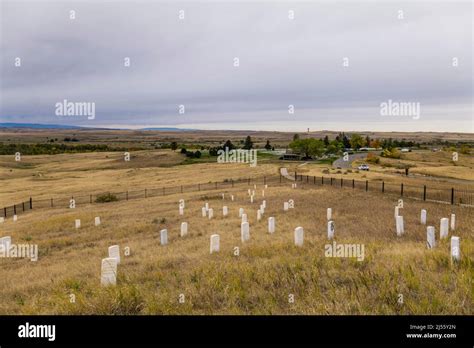 Little Bighorn Battlefield National Monument Stock Photo - Alamy