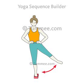 Standing Hip Abduction Adduction Pose Block Yoga | Yoga Sequences, Benefits, Variations, and ...