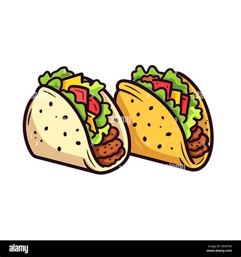 Tacos Mexicanos Dibujo