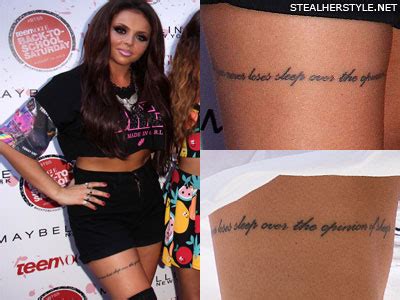 Jesy Nelson's Tattoos & Meanings | Steal Her Style