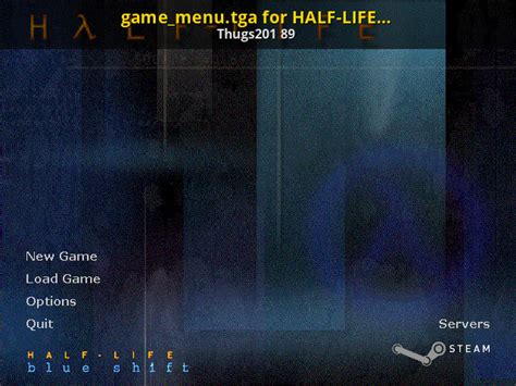 game_menu.tga for HALF-LIFE BLUE SHIFT [Half-Life: Blue Shift] [Mods]