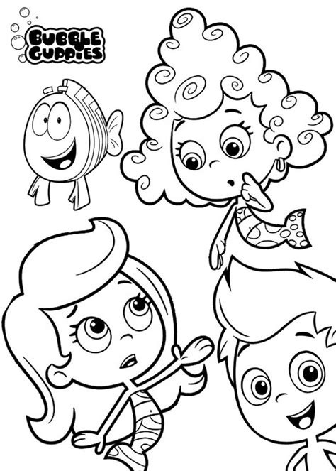 Bubble Guppies Coloring Pages Free | 101 Coloring