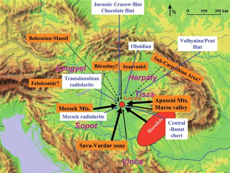 Map of the Carpathian Basin with the location of the tell-site Gorzsa... | Download Scientific ...