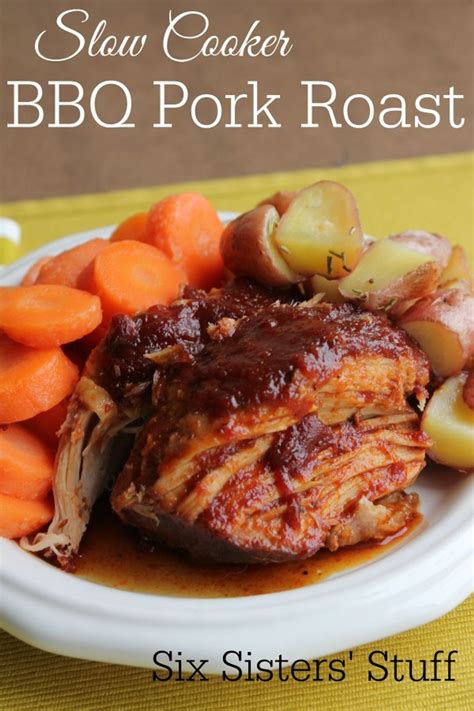 Slow Cooker BBQ Pork Roast Recipe - My Recipe Magic