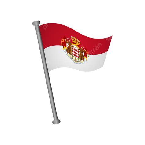 Monaco Flag, Monaco, Flag, Monaco Flag Shinning PNG and Vector with Transparent Background for ...