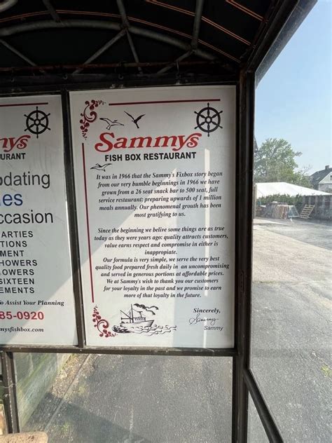 Sammy's Fish Box Restaurant Historical Marker