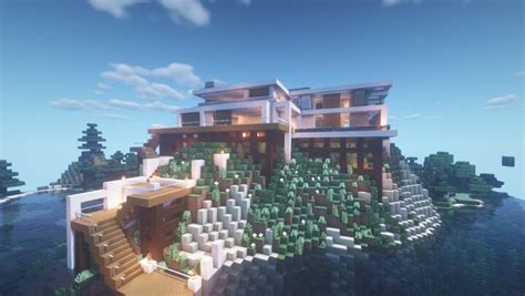 Mountain Mansion Minecraft Map