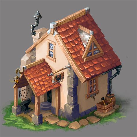 ArtStation - Blacksmith's house