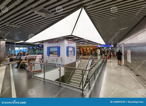 Athens ATH Airport Terminal Building in Greece Editorial Stock Image ...