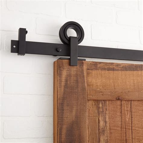 78" Karl Top-Mount Barn Door Hardware Kit - Barn Door Hardware - Barn Door and Gate Hardware ...