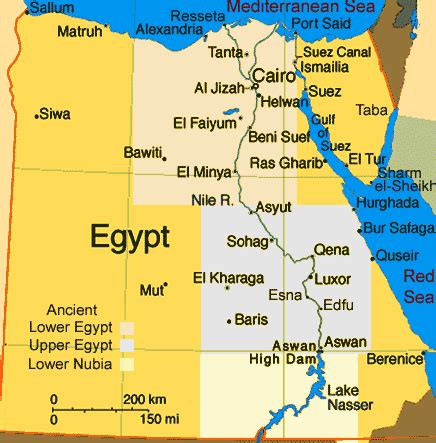 Map of Egypt