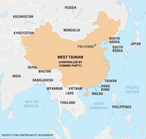 Centre-right map of West Taiwan : r/Saturday