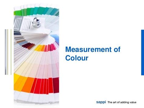 Measurement of colour