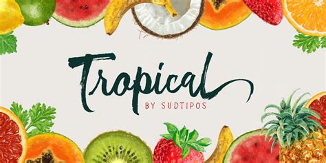 Tropical Font