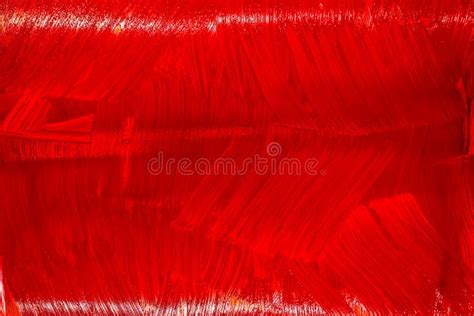 Red Paint Brush Strokes. Texture Background Stock Image - Image of ...