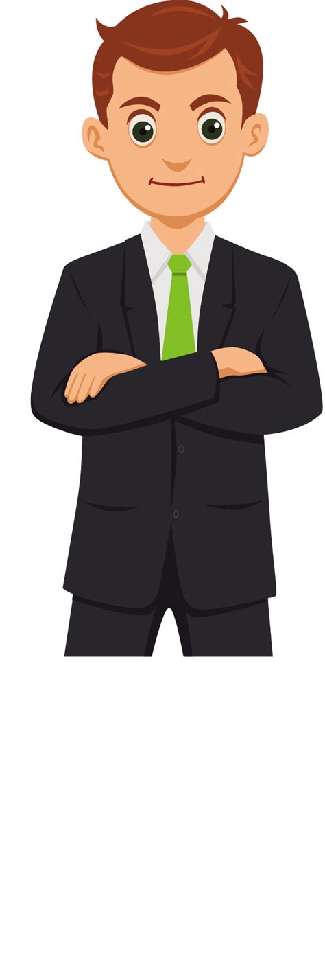 Cartoon Man Transparent Background