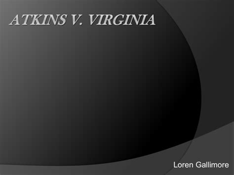 Atkins v Virginia PPT