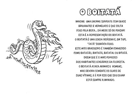 Desenho de Lenda do boitatá para colorir - Tudodesenhos