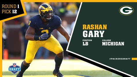 Quick pick: Packers select Michigan LB Rashan Gary at No. 12 overall