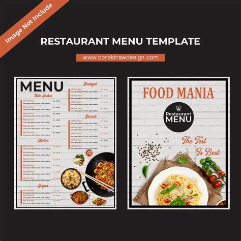 Free Restaurant Menu Templates Download